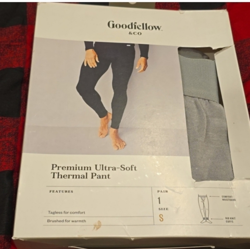 ❤️10/$13 New Goodfellow & Co Soft Gray Thermal Pants